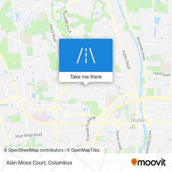 Mapa de Alan Moss Court