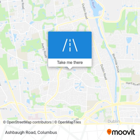 Mapa de Ashbaugh Road