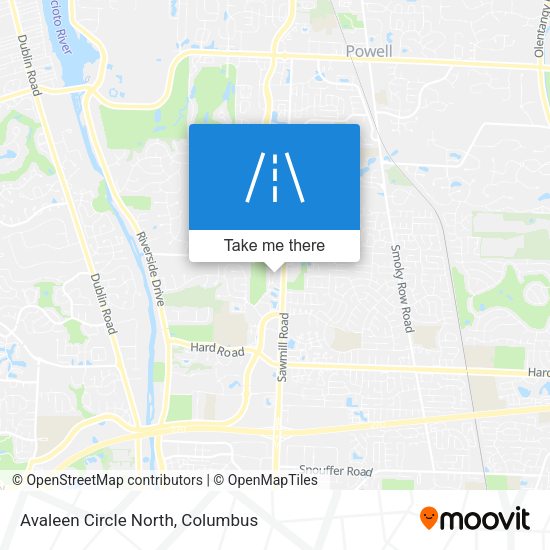 Mapa de Avaleen Circle North