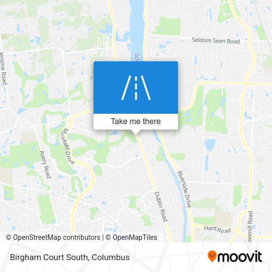 Mapa de Birgham Court South