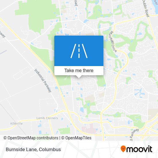 Mapa de Burnside Lane