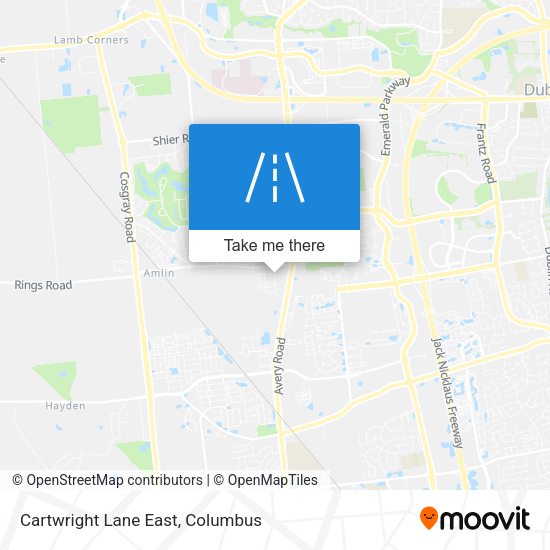 Cartwright Lane East map
