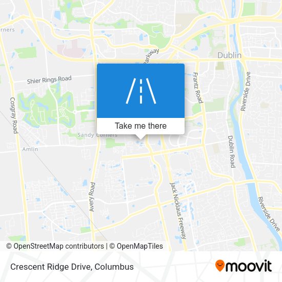 Crescent Ridge Drive map