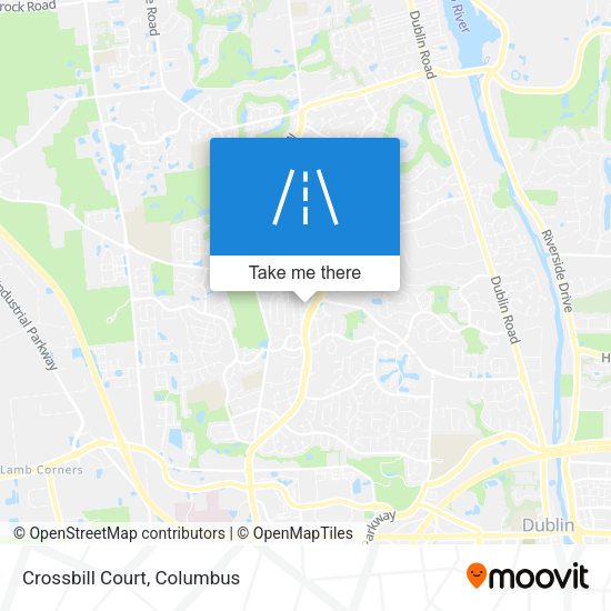 Mapa de Crossbill Court