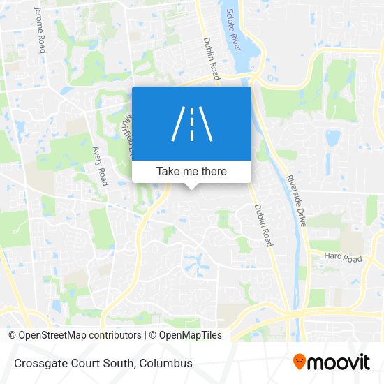 Mapa de Crossgate Court South