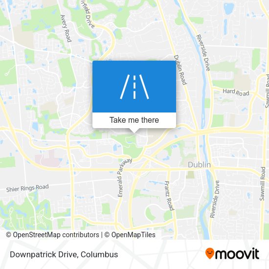 Mapa de Downpatrick Drive