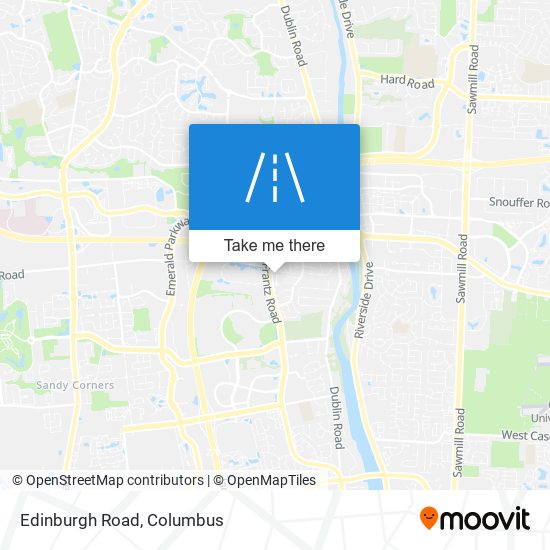 Edinburgh Road map