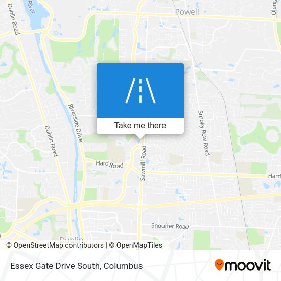 Mapa de Essex Gate Drive South