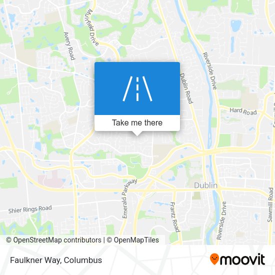 Mapa de Faulkner Way