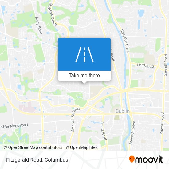 Mapa de Fitzgerald Road