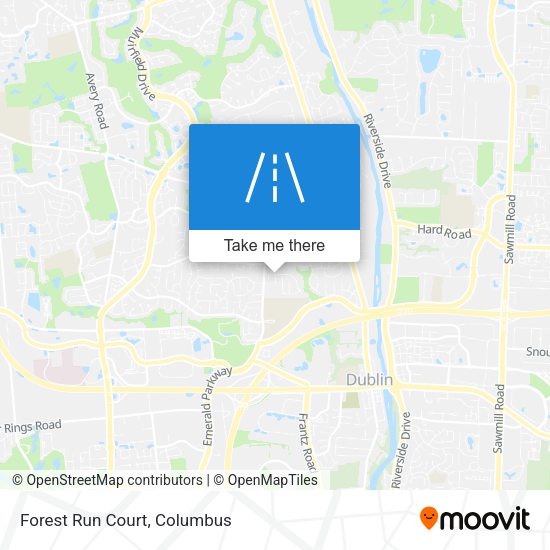 Mapa de Forest Run Court