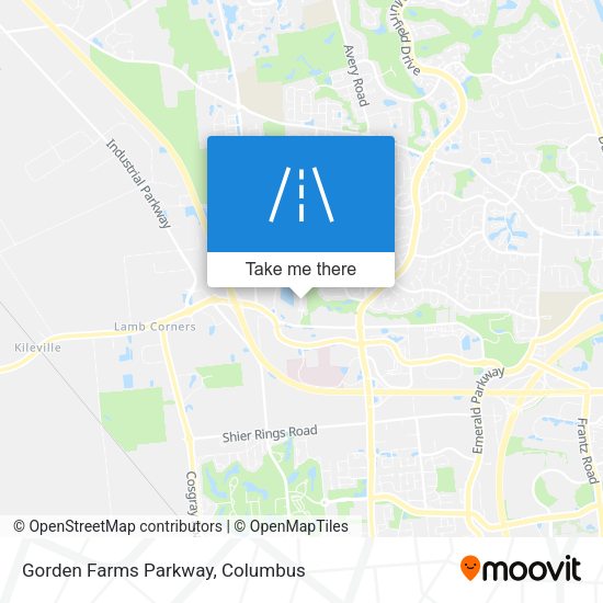 Gorden Farms Parkway map