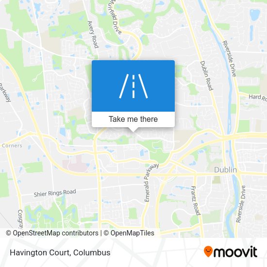 Mapa de Havington Court