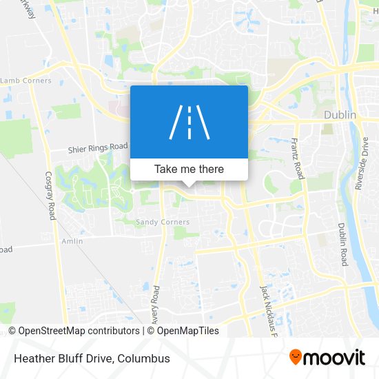 Heather Bluff Drive map