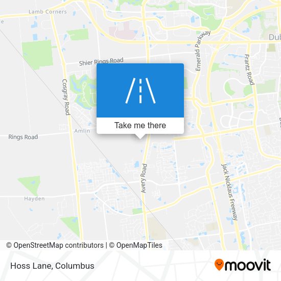 Mapa de Hoss Lane