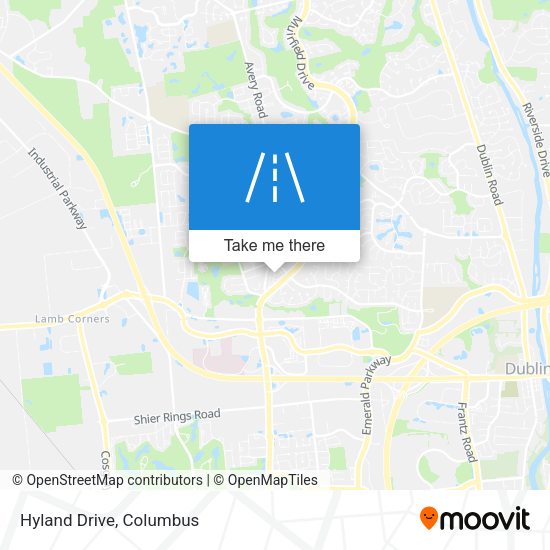 Mapa de Hyland Drive