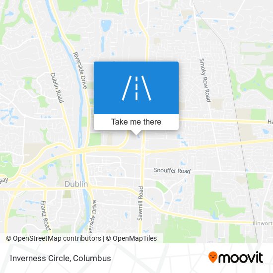 Inverness Circle map