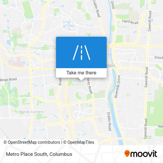 Metro Place South map