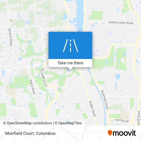 Mapa de Muirfield Court