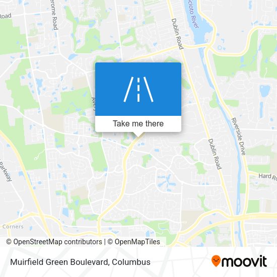 Mapa de Muirfield Green Boulevard