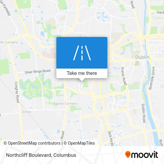 Northcliff Boulevard map