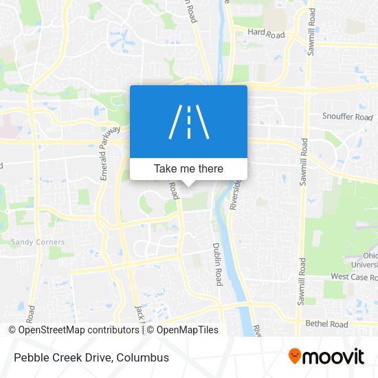 Mapa de Pebble Creek Drive