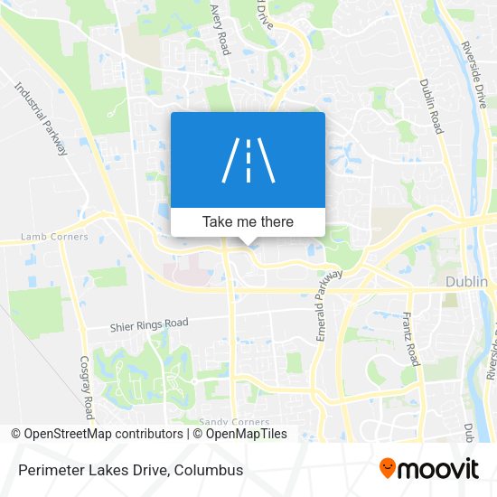 Perimeter Lakes Drive map