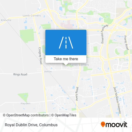 Royal Dublin Drive map