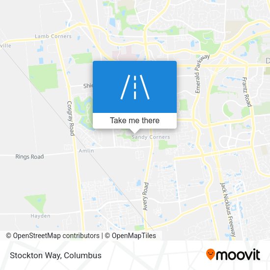 Mapa de Stockton Way