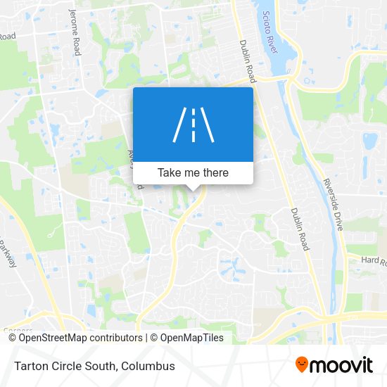 Tarton Circle South map