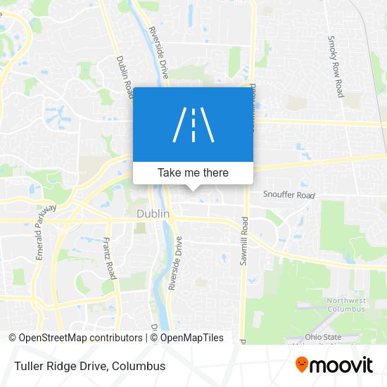Mapa de Tuller Ridge Drive