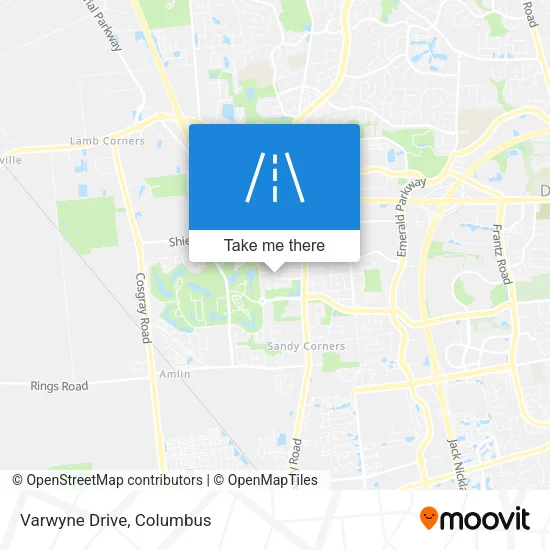 Varwyne Drive map
