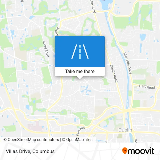 Villas Drive map