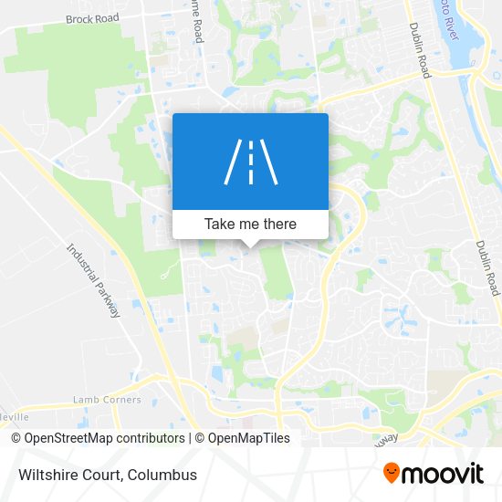 Mapa de Wiltshire Court