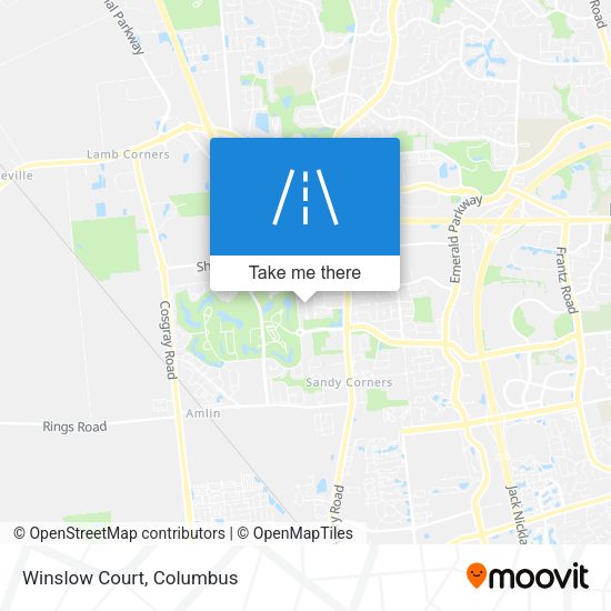 Mapa de Winslow Court