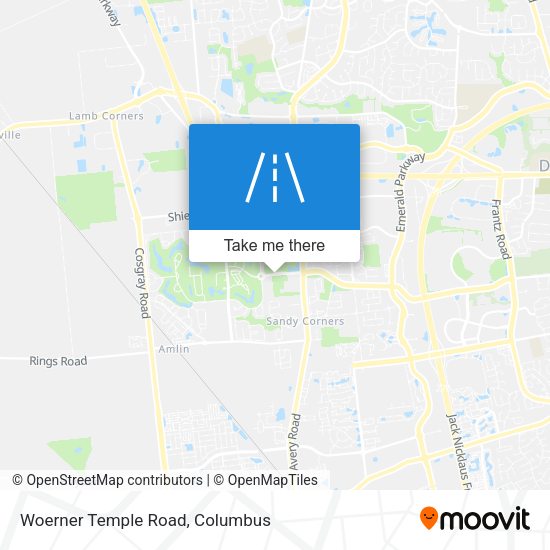 Mapa de Woerner Temple Road