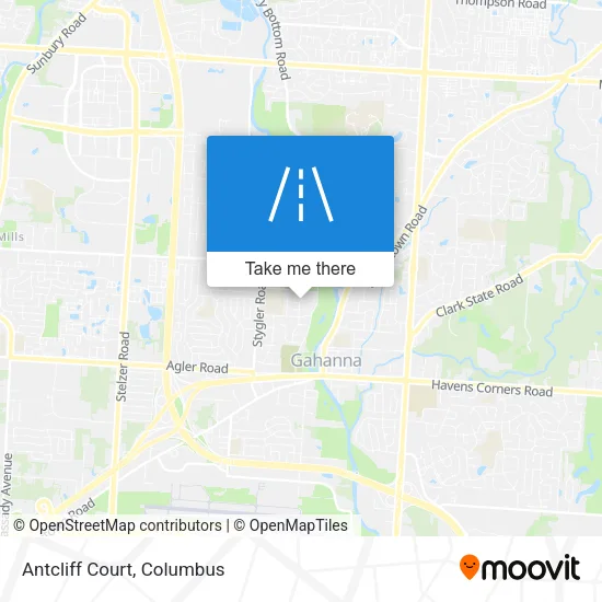 Antcliff Court map