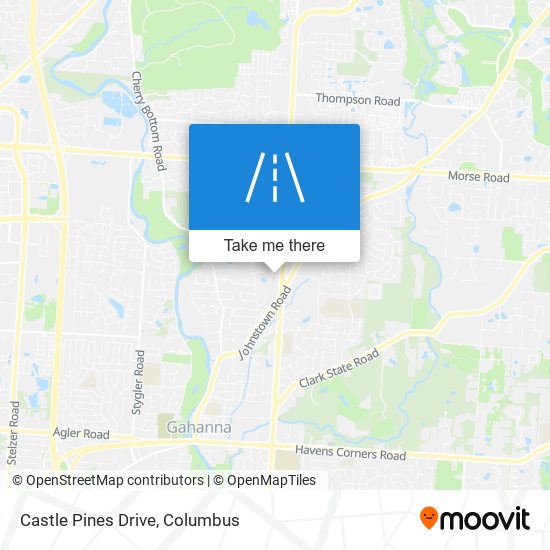 Castle Pines Drive map