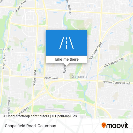 Mapa de Chapelfield Road