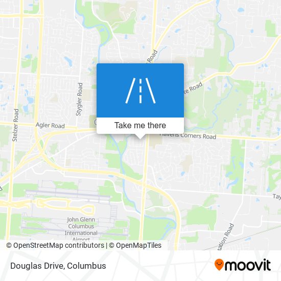 Douglas Drive map