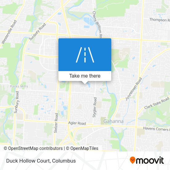Mapa de Duck Hollow Court