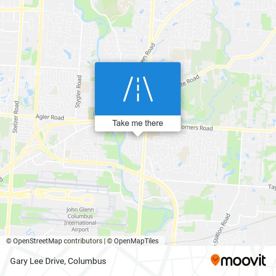 Gary Lee Drive map