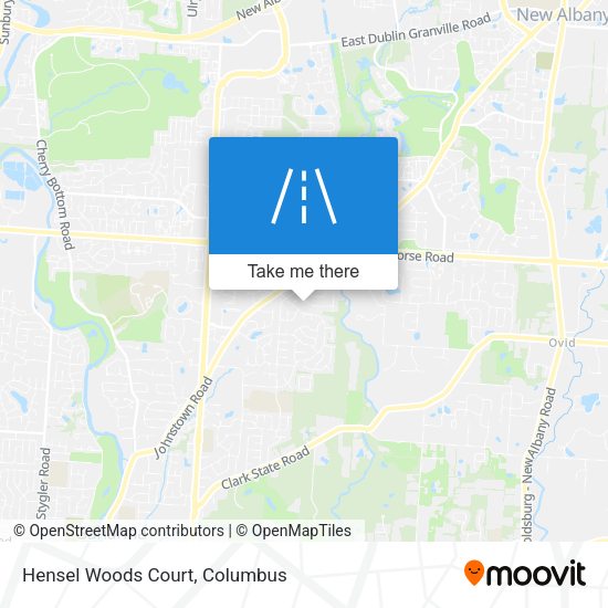 Hensel Woods Court map