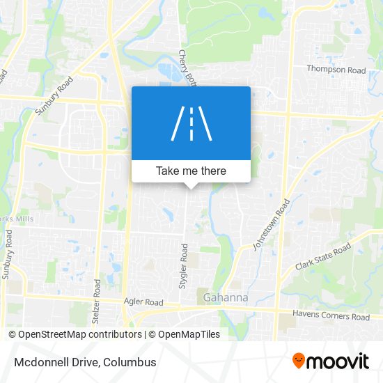 Mcdonnell Drive map