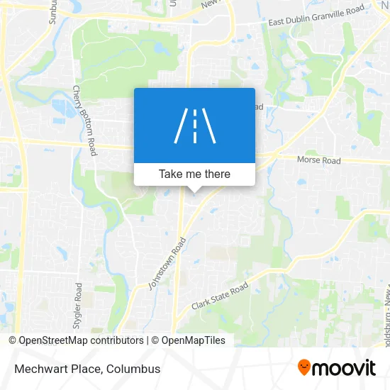 Mechwart Place map