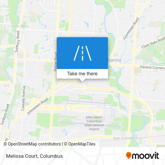 Mapa de Melissa Court
