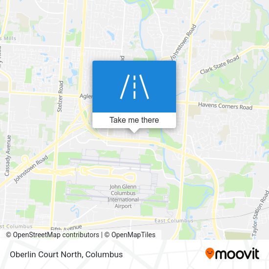 Mapa de Oberlin Court North