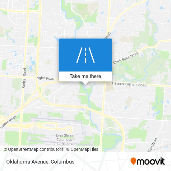 Oklahoma Avenue map