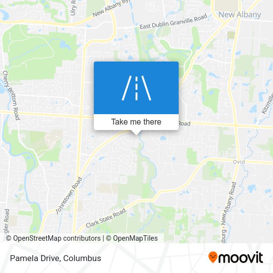 Mapa de Pamela Drive