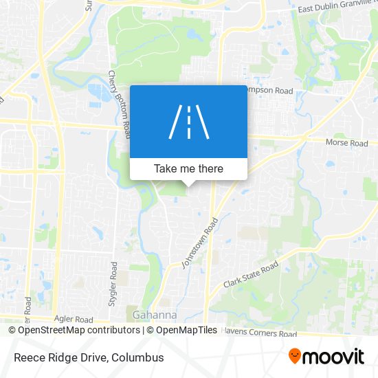 Mapa de Reece Ridge Drive